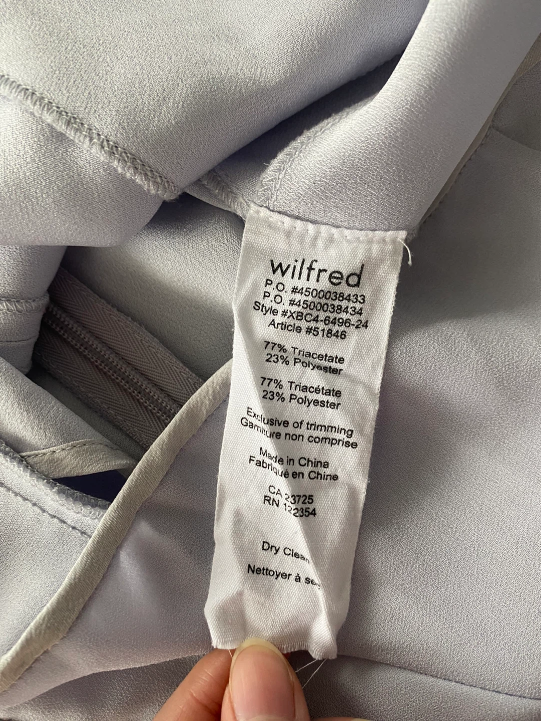 Aritzia Wilfred lavender shorts - photo 4