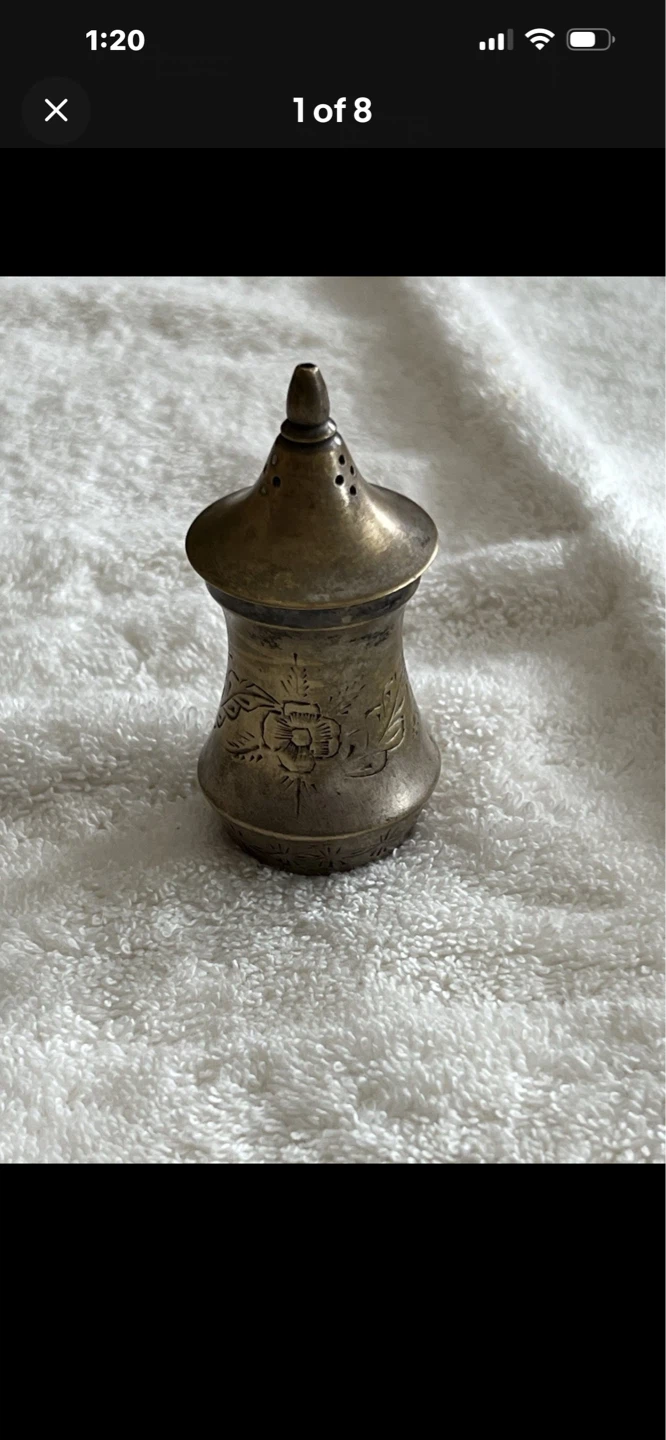 Vintage Silver Plated Salt Shaker