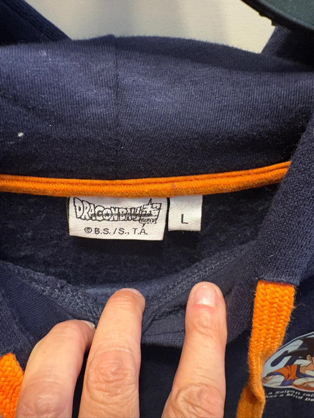 Dragonball Dark Blue Hoodie Size Large  🌱 - photo 4