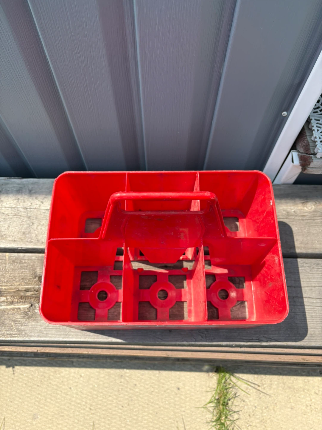 Vintage Coca Cola Red Plastic Bottle Carrier Caddie 🌱 - photo 2