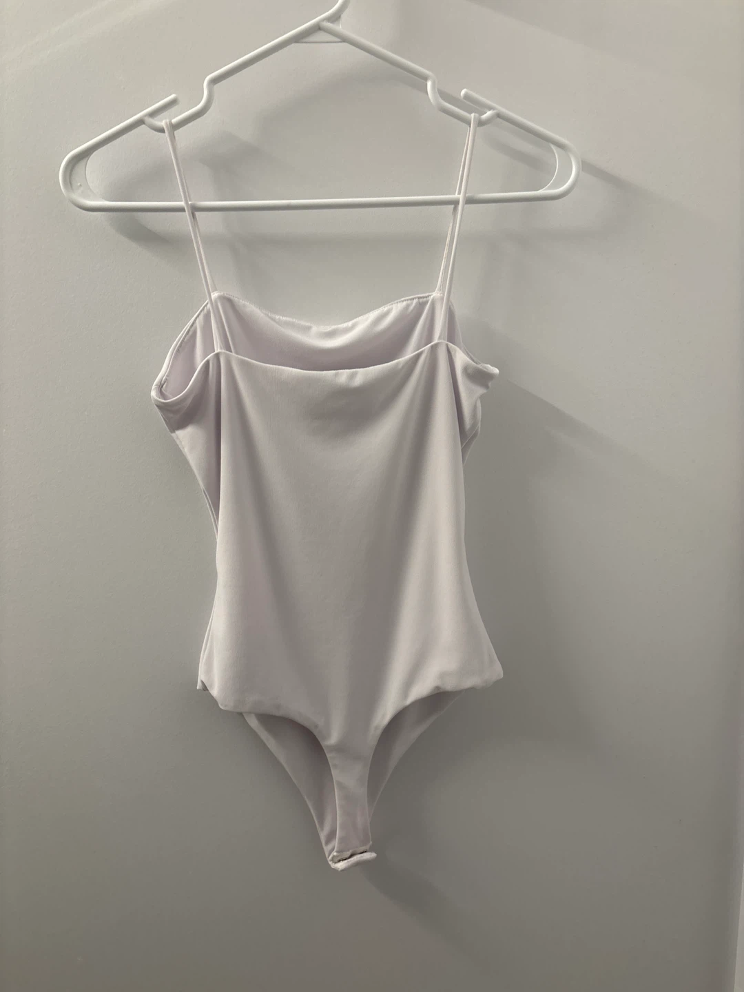 Lux LA White Spaghetti Strap Bodysuit - photo 2