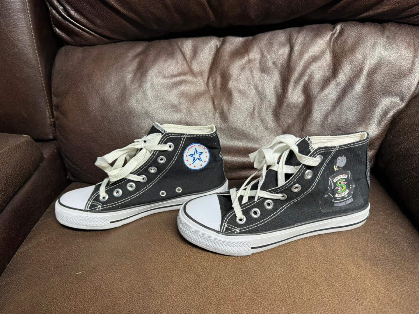 Black High-Top Sneakers South Side Serpents