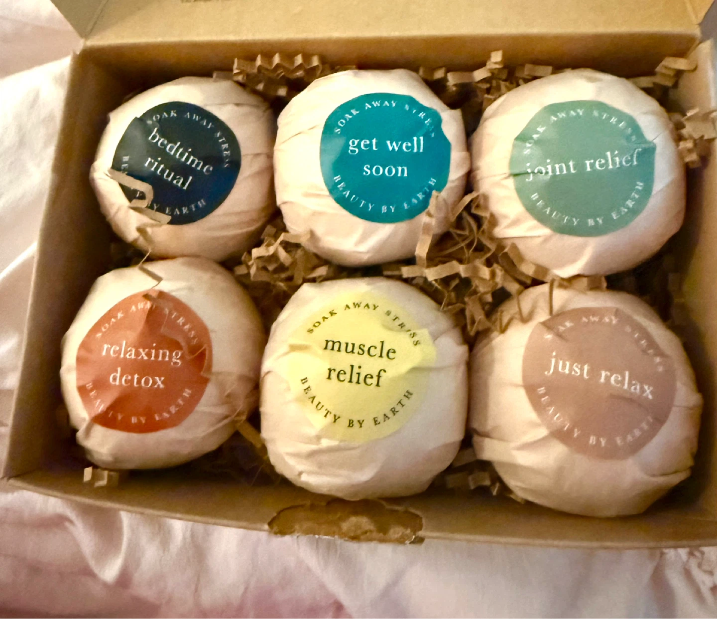Beauty by Earth Bath Bomb Set - Relaxing and Moisturizing