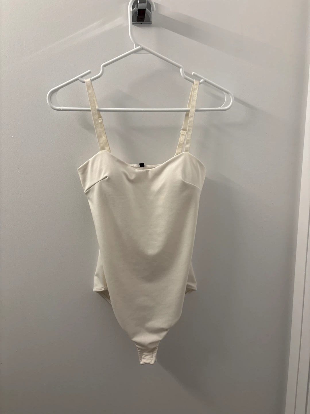 Ivory Bodysuit with Adjustable Straps