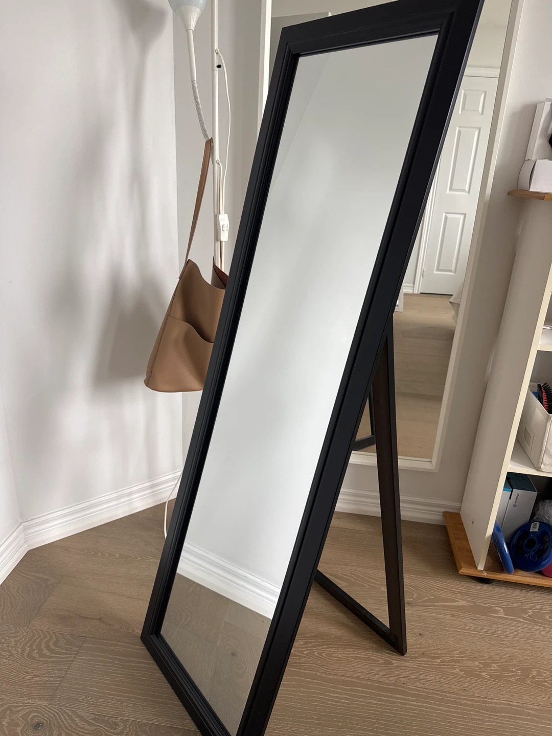 Black Full Length Standing Mirror