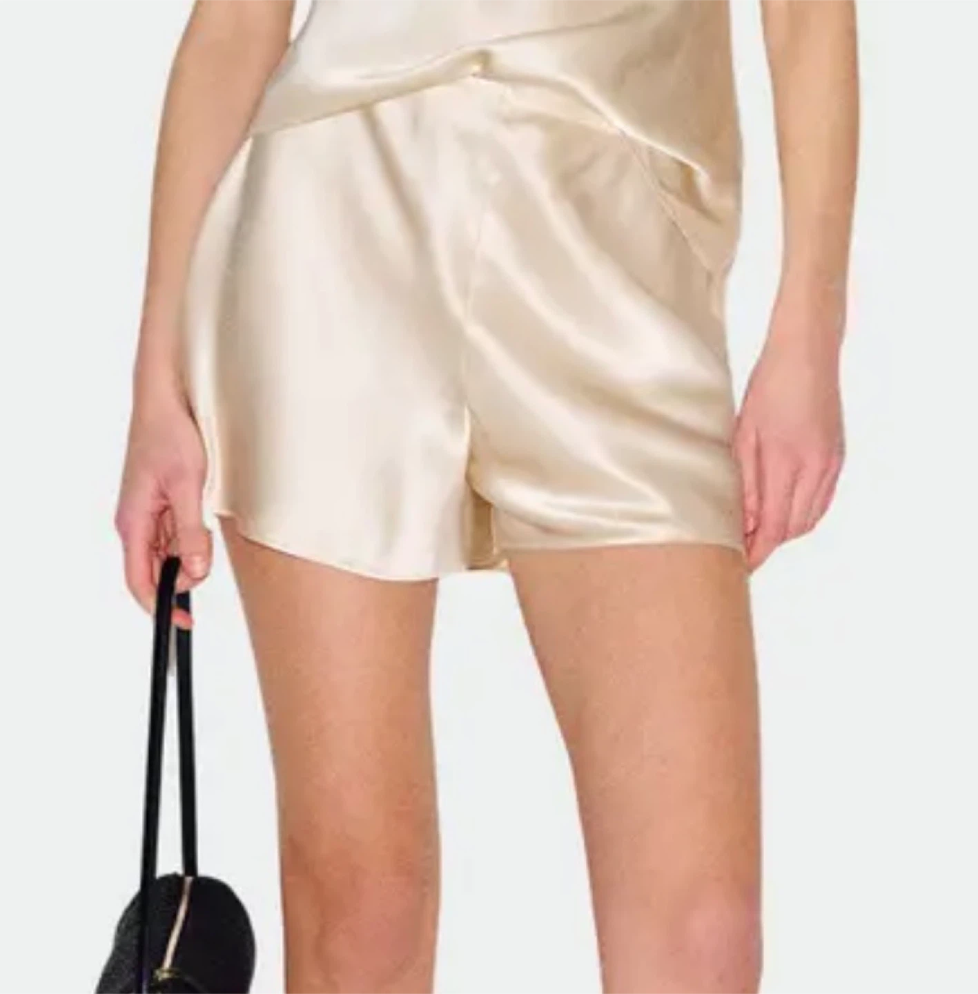 PrettyLittleThing Satin Shorts - Pink, Size UK 10