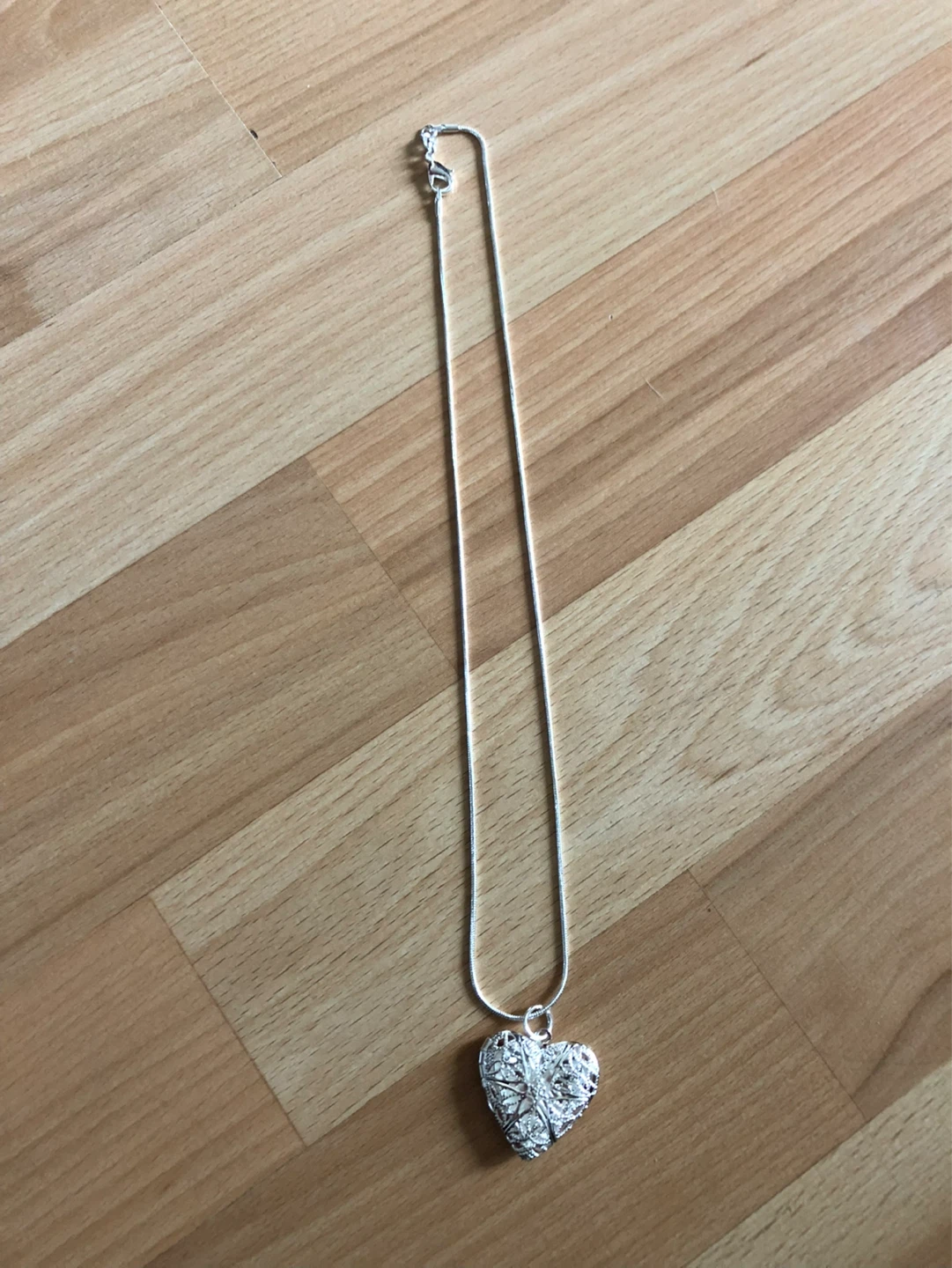 Silver Heart Photo Frame Pendant Necklace 🌱 - photo 5