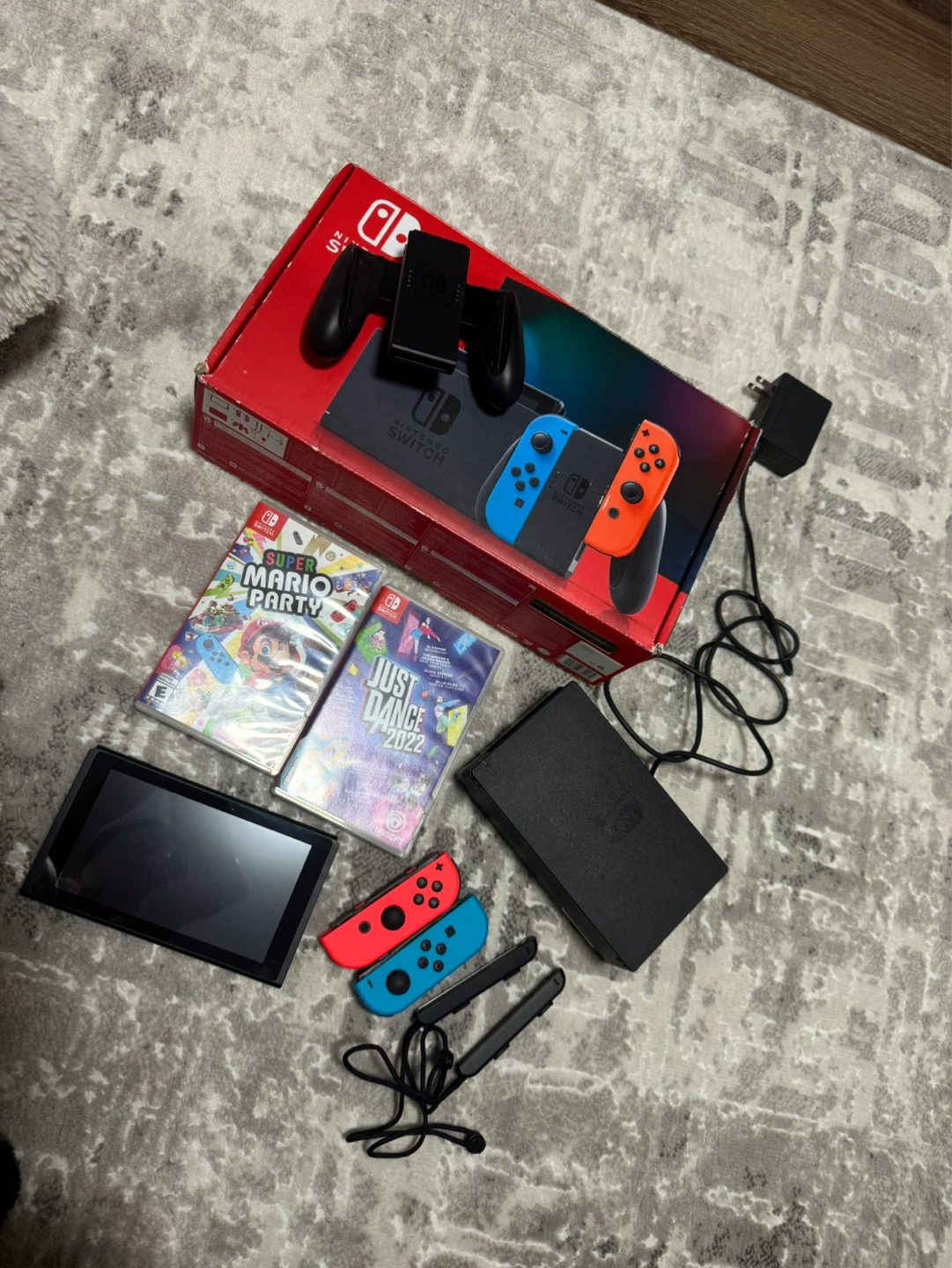 Nintendo Switch Console with Games and Accessories - photo 2
