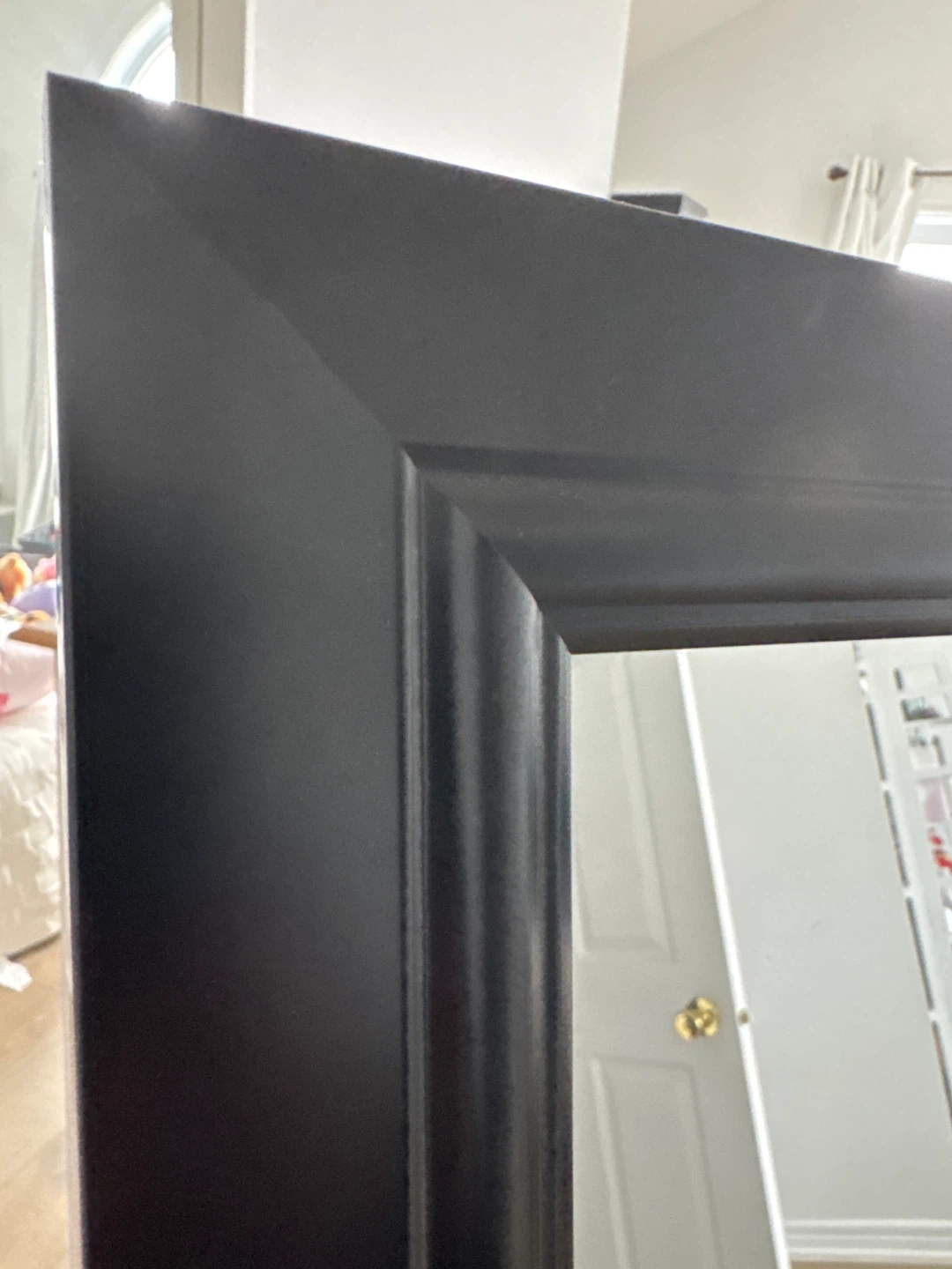 Black Full Length Standing Mirror - photo 3