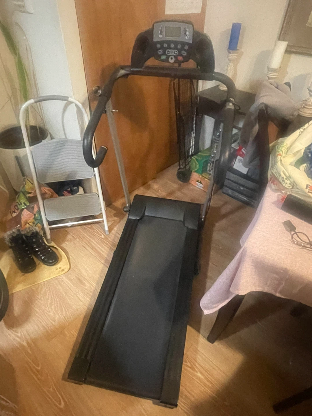 Black Folding Treadmill - photo 4