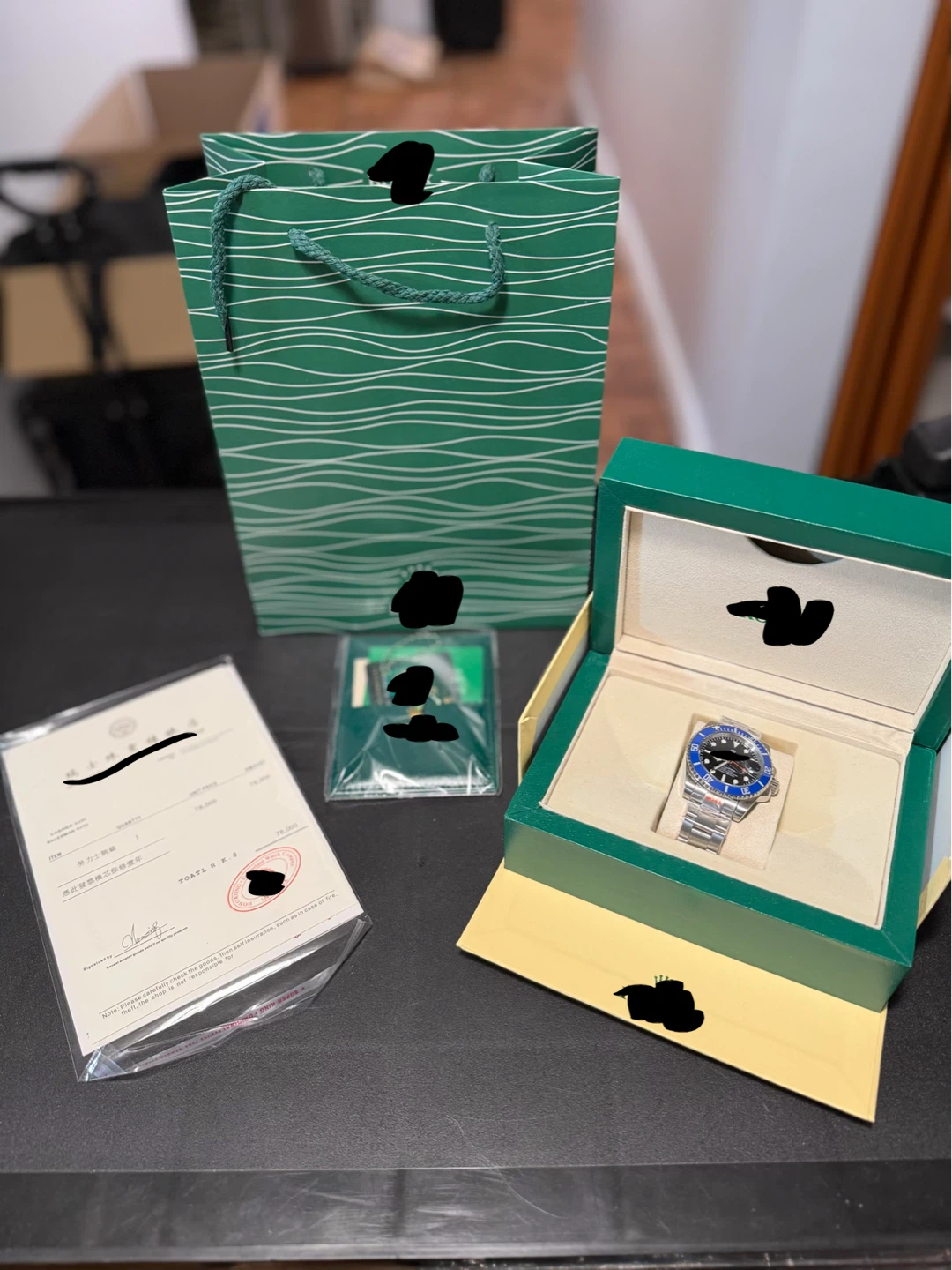 Luxury Diver Style Watch Full Set