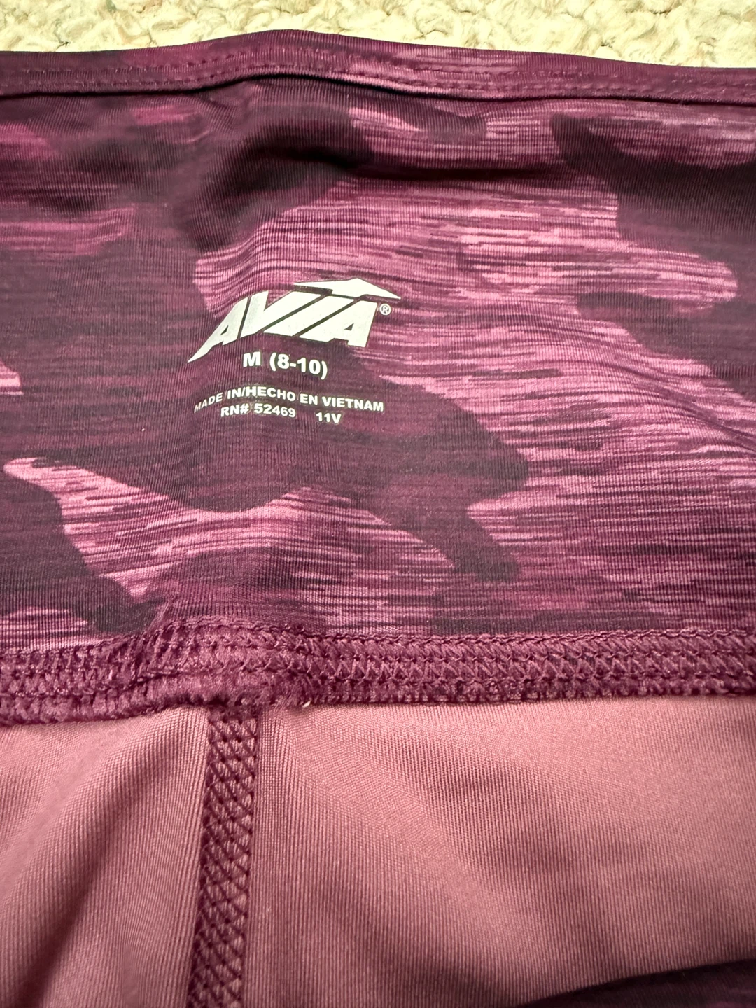 Avia Women's Camo Print Athletic Leggings Size M - photo 3