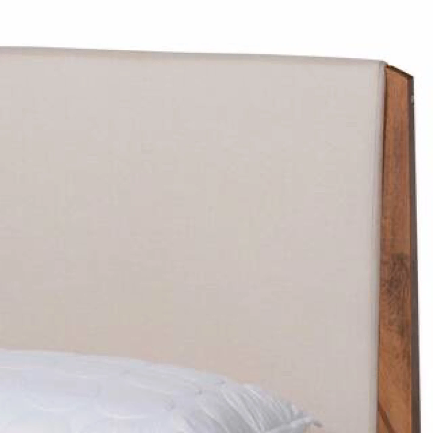New Queen Size Japandi Mid Century Modern Wood Platform Bed - photo 2