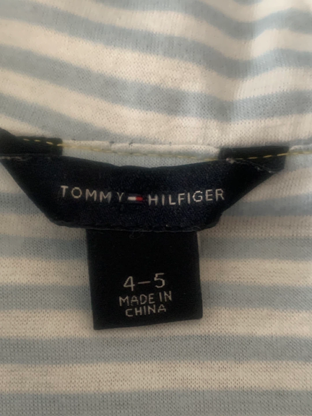 Tommy Hilfiger Kids  Hooded Rain Jacket Size 4-5 Blue - photo 3