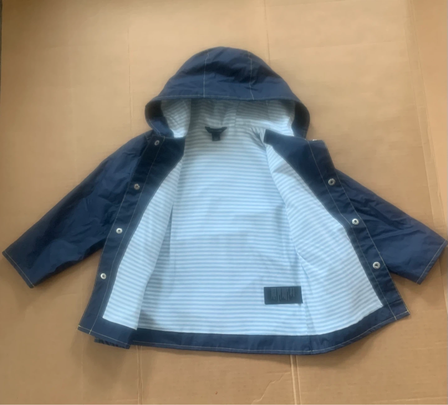 Tommy Hilfiger Kids  Hooded Rain Jacket Size 4-5 Blue - photo 2