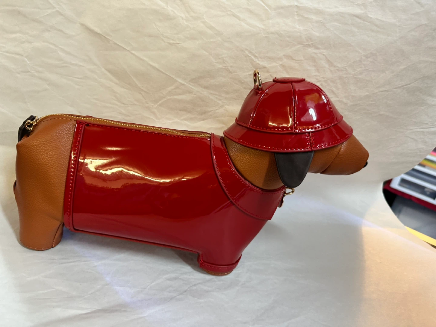 Dachshund Dog Shaped Handbag - photo 4