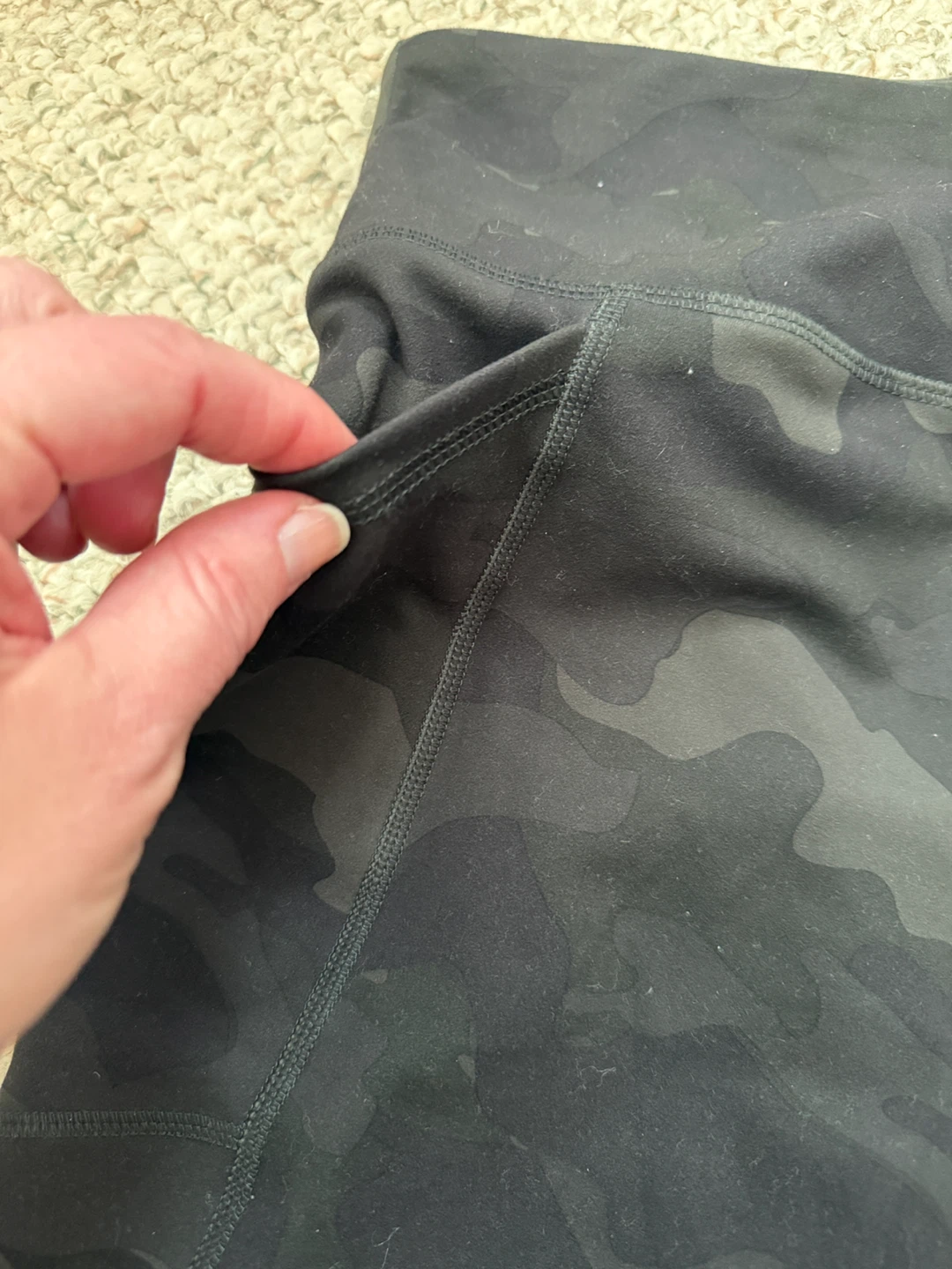 WOMENS RBX Black Camo Leggings Size L/G - photo 3