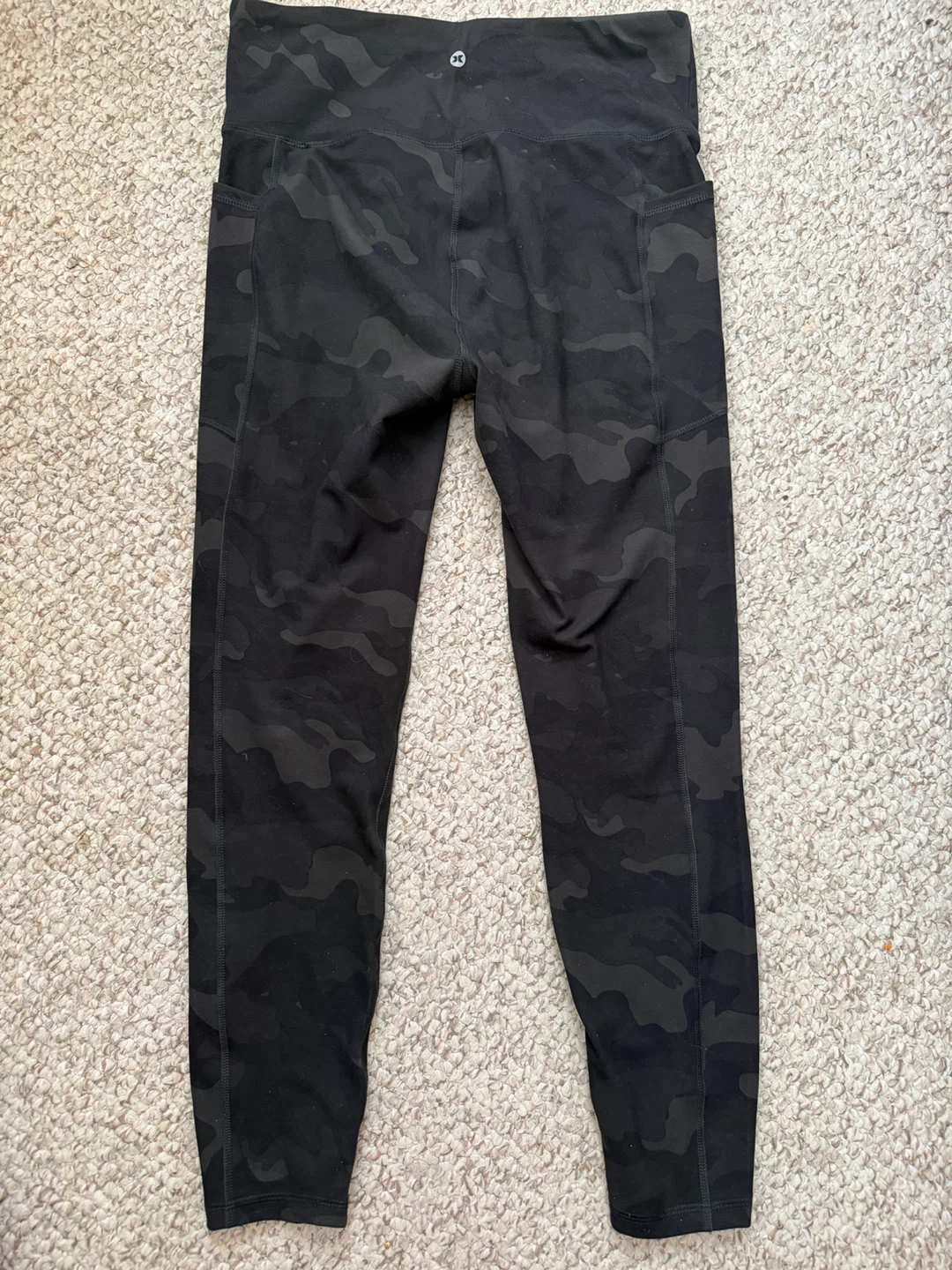 WOMENS RBX Black Camo Leggings Size L/G - photo 2