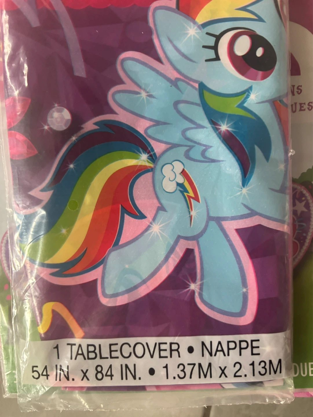My Little Pony Party Supplies - Tablecover, Plates & Decorations - photo 5