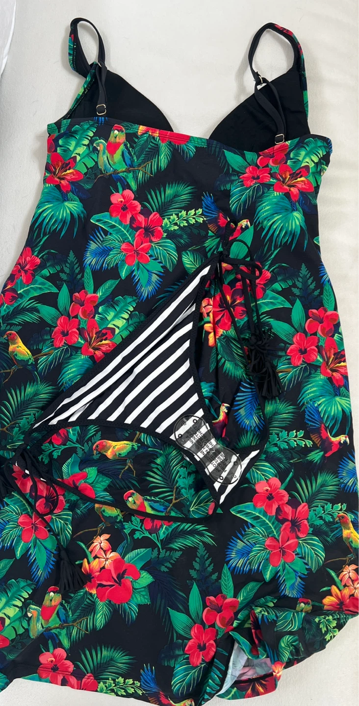 Tommy Bahama Tropical Print Swim Dress XL - photo 2