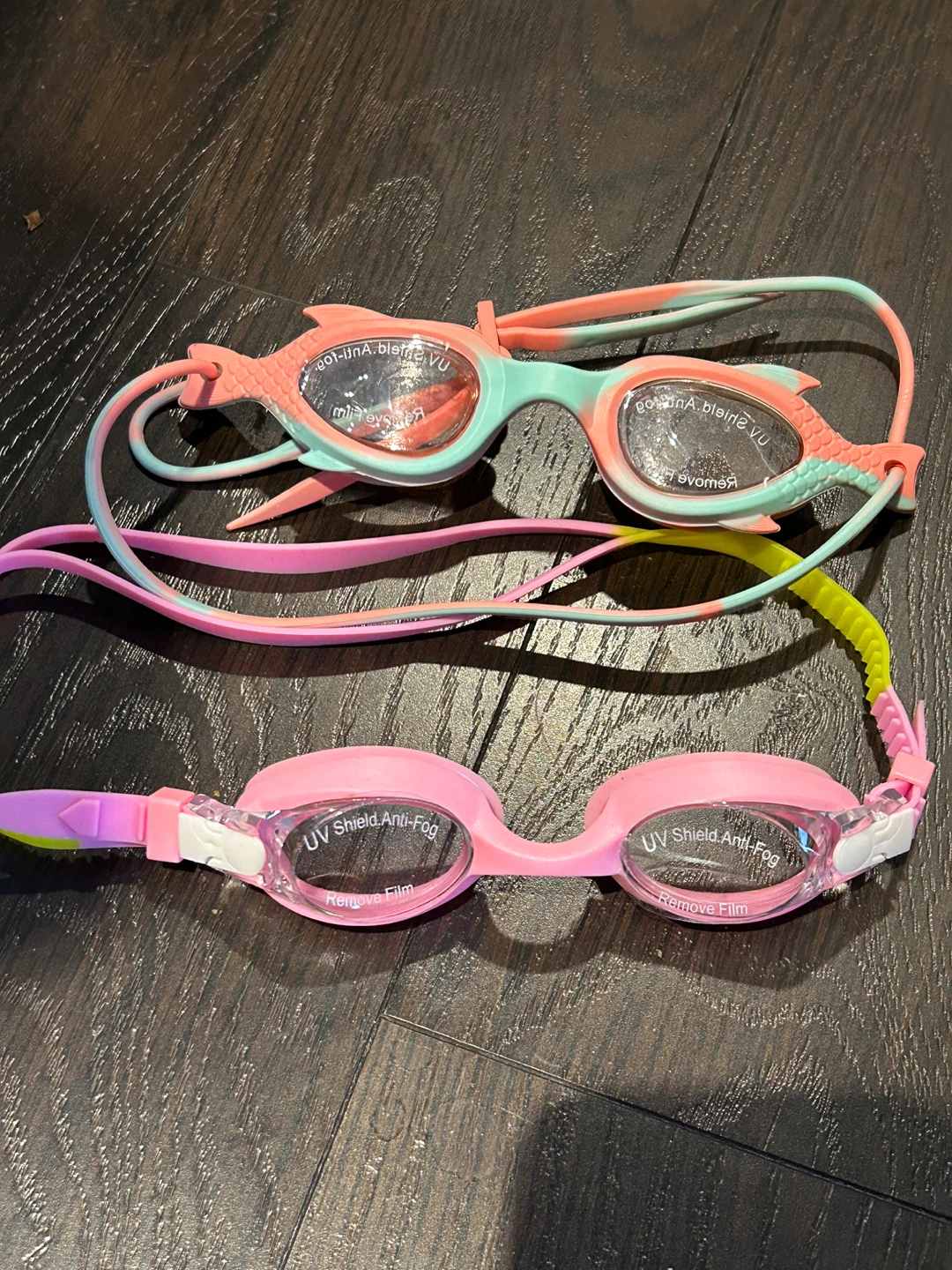 2 Pairs New Kids Swim Goggles