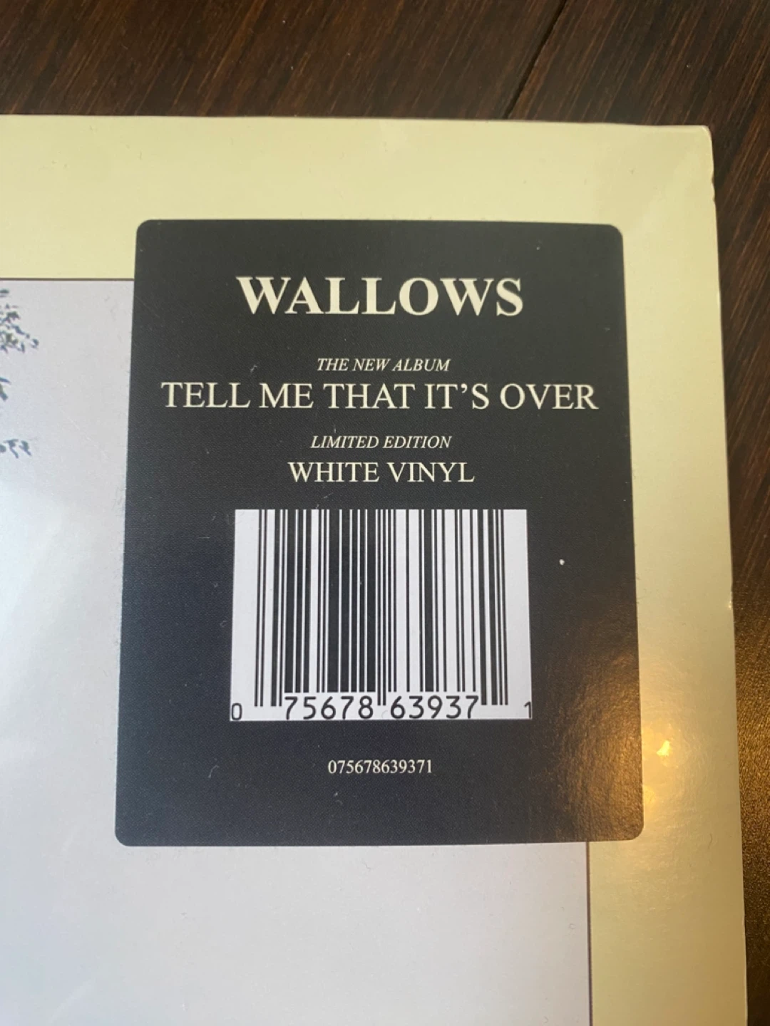 read desc. SEALED!!! Wallows Tell Me That It's Over White Vinyl - photo 3