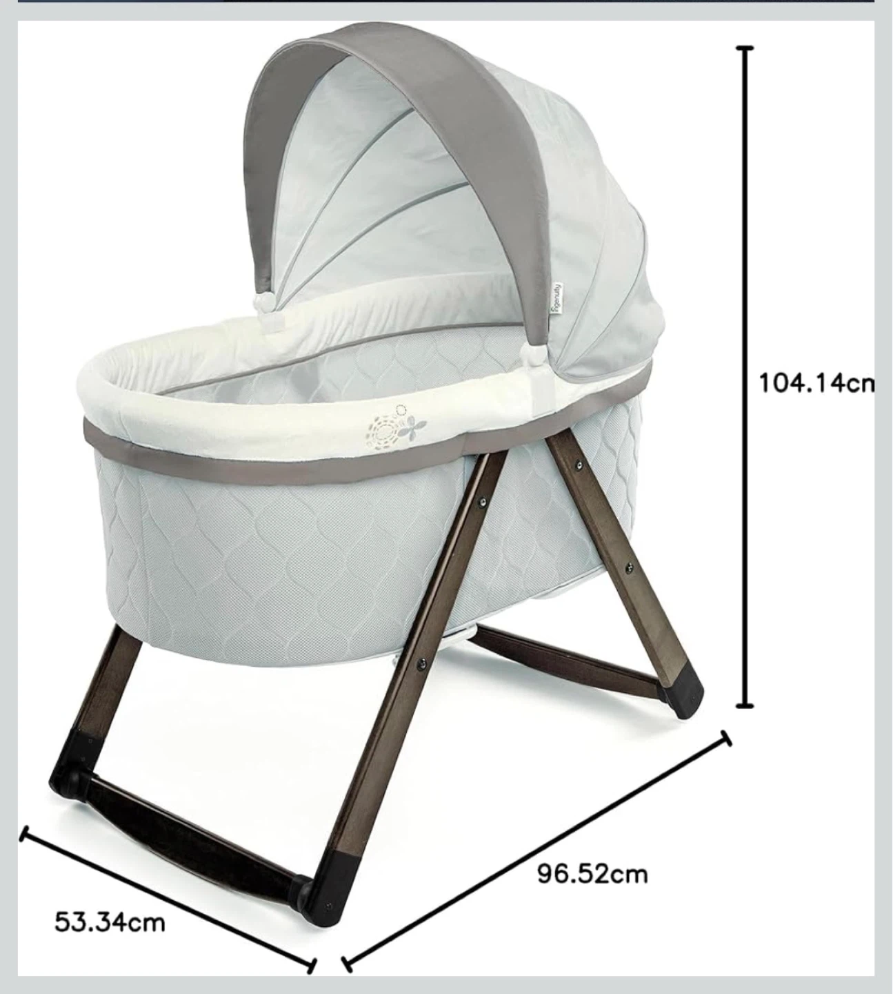Ingenuity Foldaway Rocking Wood Bassinet - Carrington - photo 2