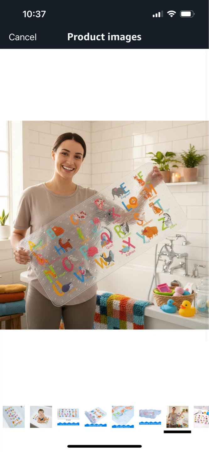 New-Alphabet & Animal Bath Mat - photo 3