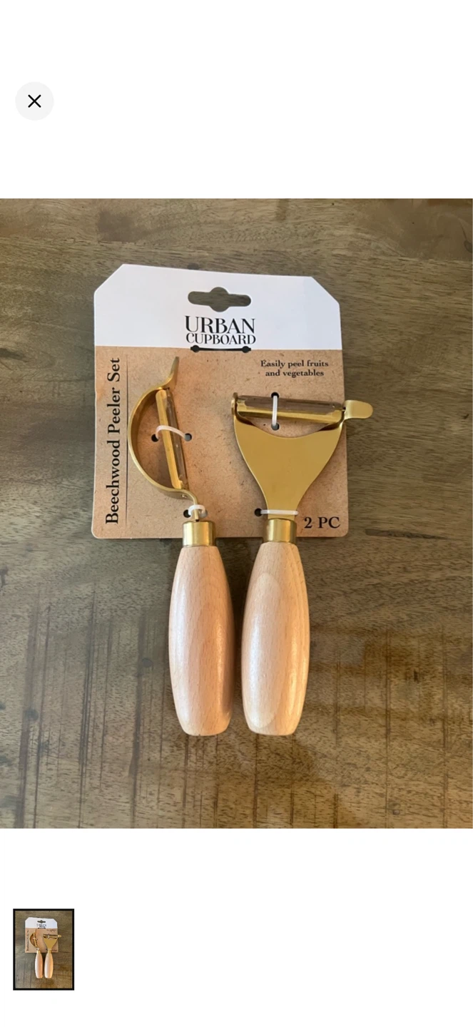 Urban Cupboard Beechwood Peeler Set