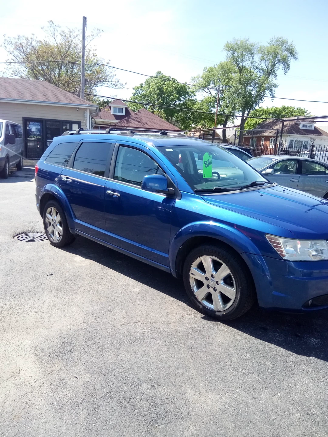 Blue 2010 Dodge Journey SUV