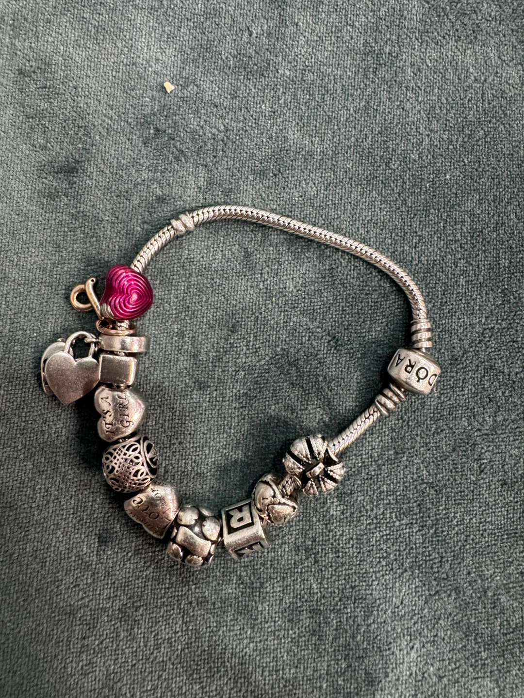 Pandora Sterling Silver Charm Bracelet Charms - photo 2