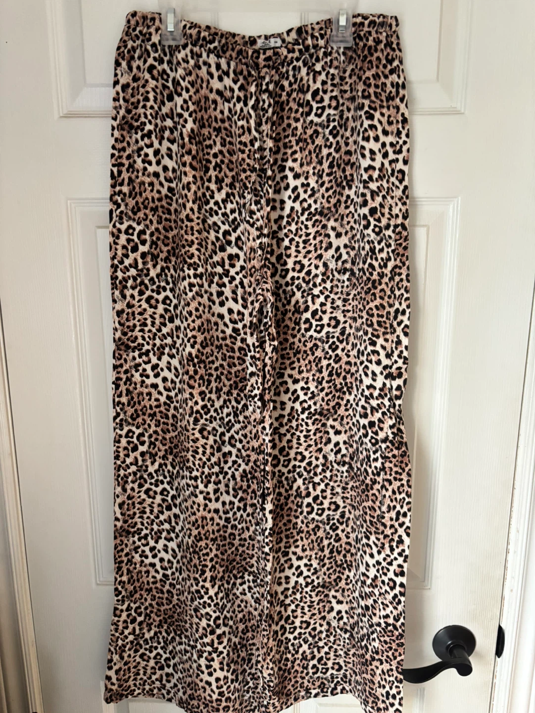 Ardene Leopard Print Wide Leg Pants M/M