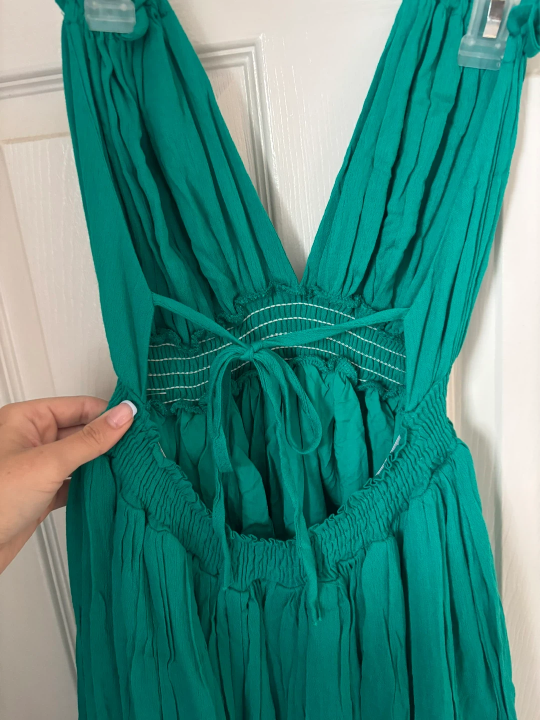 Women's Teal Halter Dress - photo 5