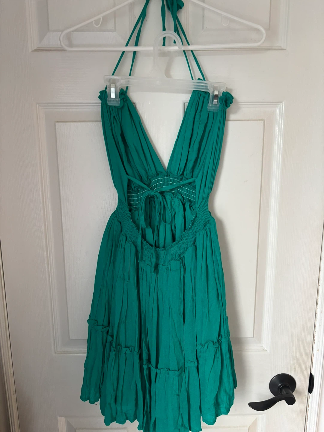 Women's Teal Halter Dress - photo 4