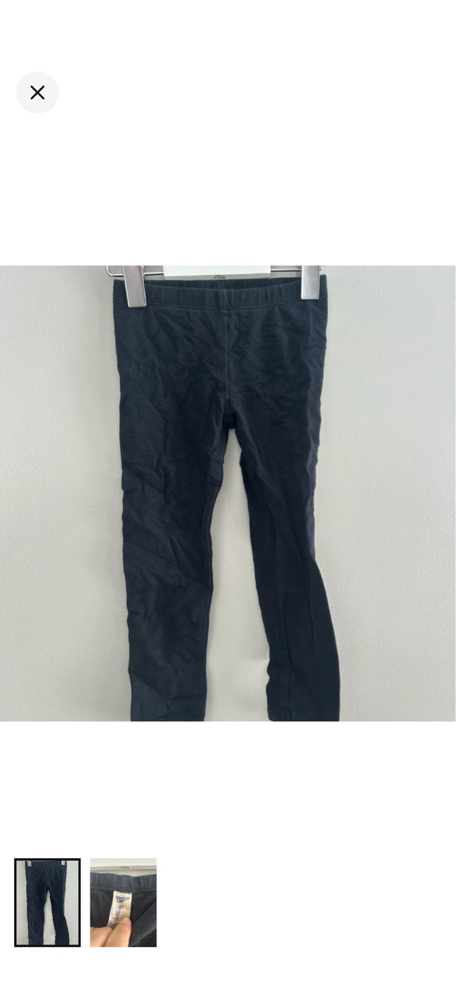 OshKosh B'gosh Black Leggings Size 2T