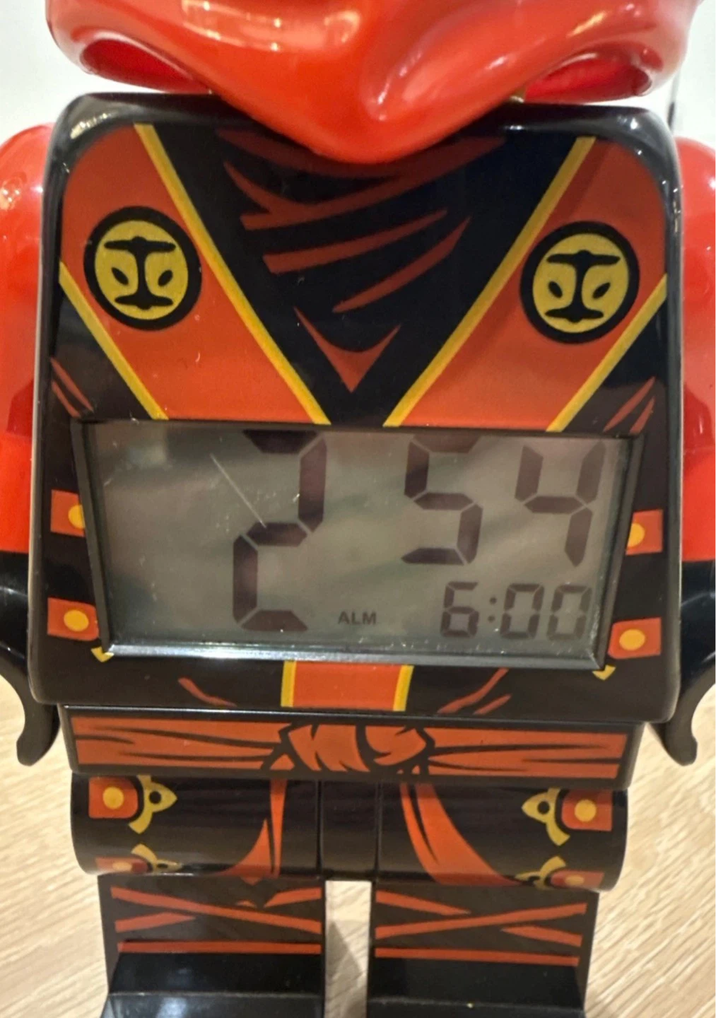 LEGO Ninjago Kai Minifigure Alarm Clock - photo 5