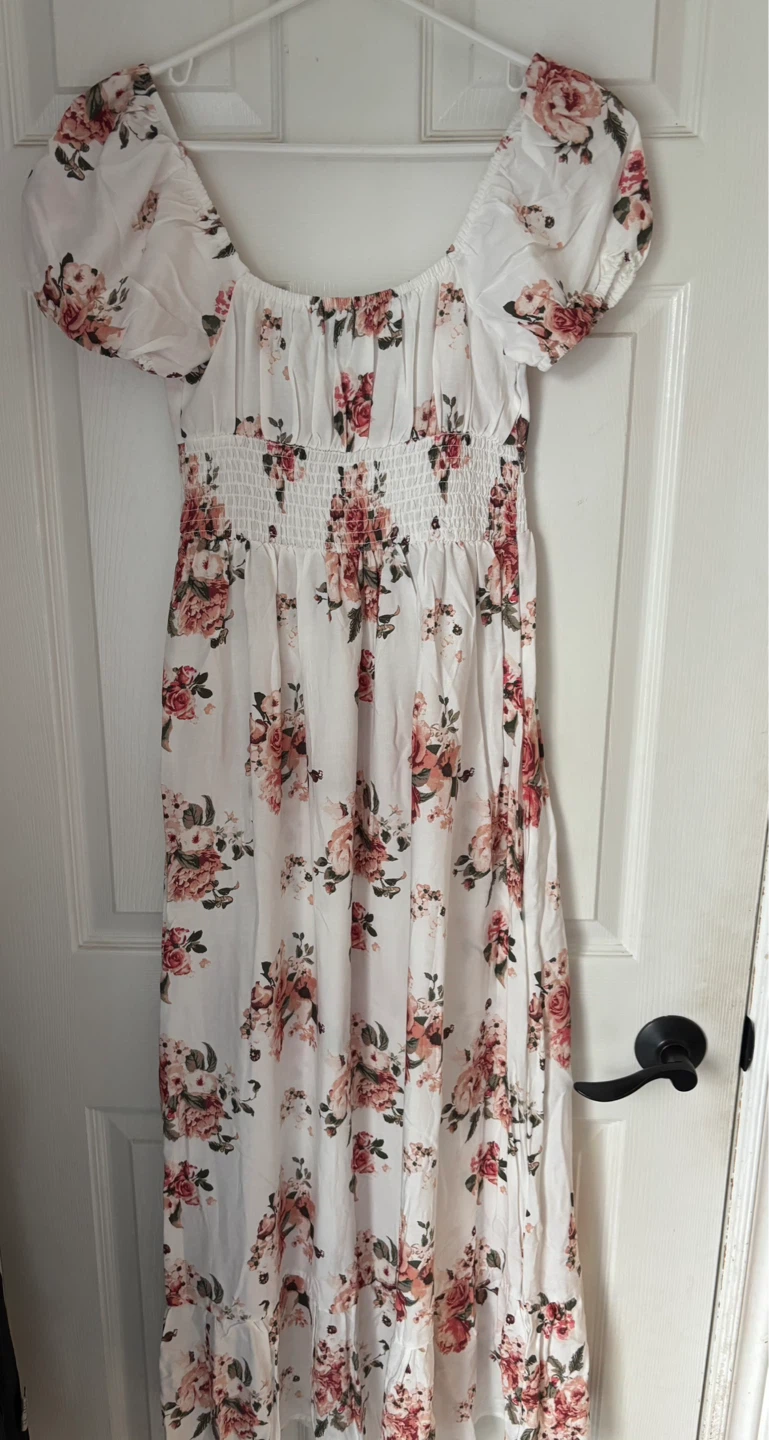 Ardene White Floral Maxi Dress - photo 5
