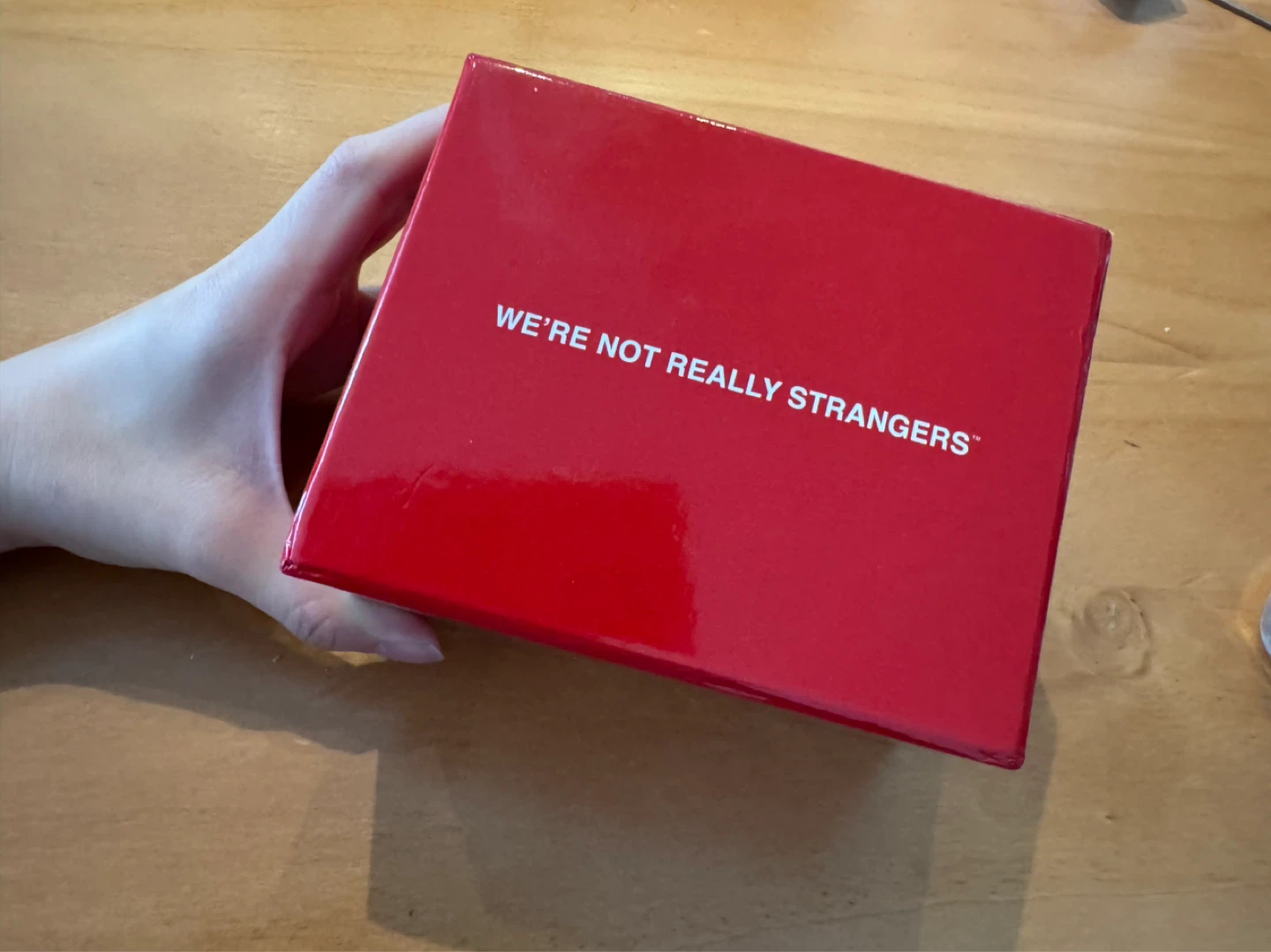 NEW We're Not Really Strangers Card Game