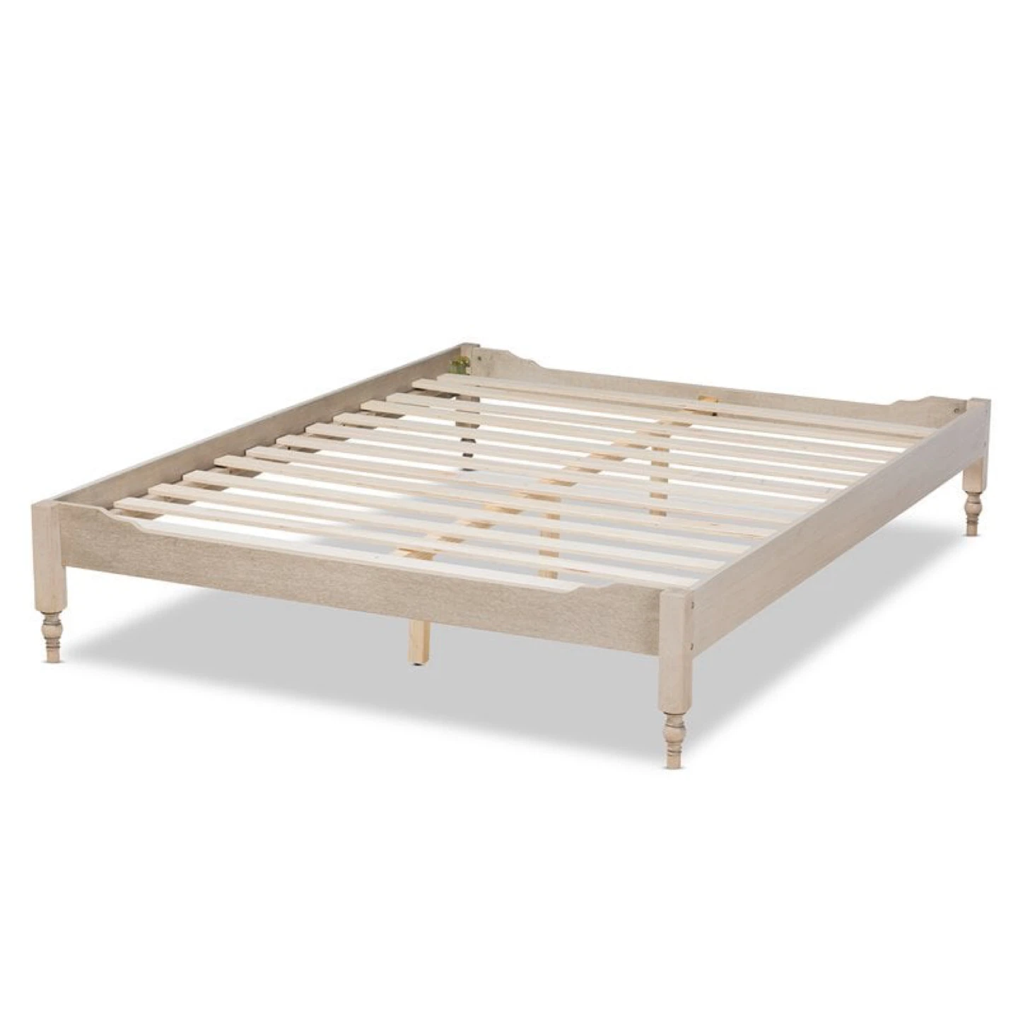 New Queen Size French Country Solid Wood Platform Bed - photo 3