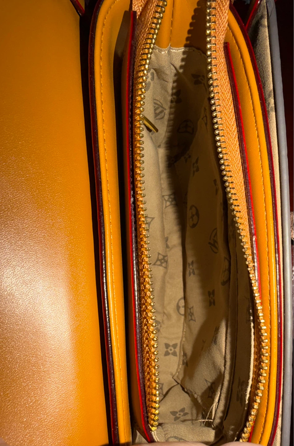 Brown Monogram Crossbody Bag with Handle - photo 3