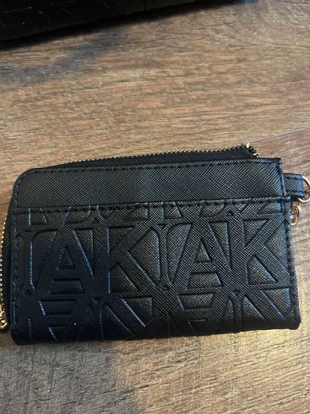 Anne Klein Black Zippered Card Holder Wallet 🌱 - photo 2