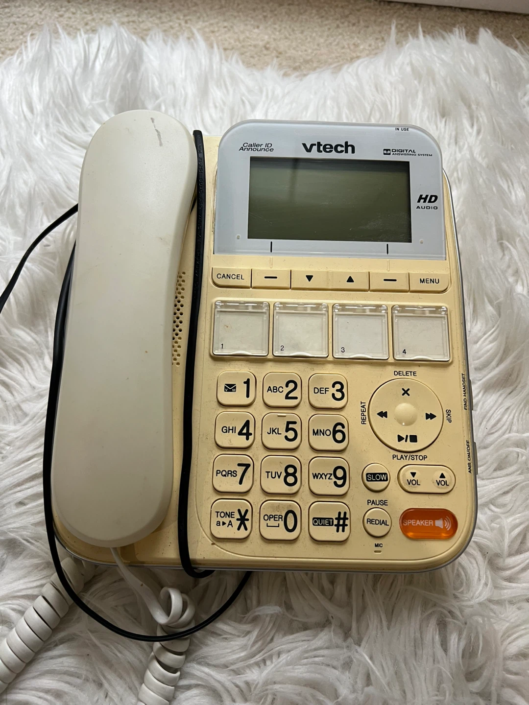 VTech Corded Phone with Caller ID and HD Audio