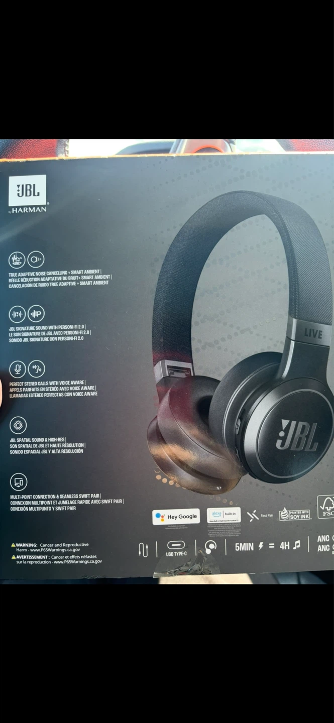JBL Live 670NC Wireless Noise Cancelling Headphones - photo 2