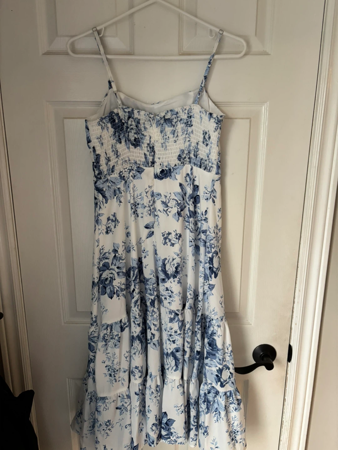 Blue Floral Midi Dress Size M - photo 5