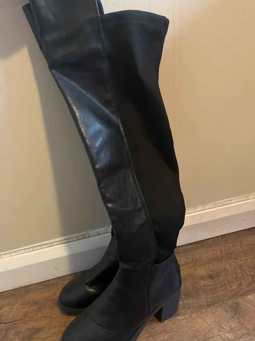 Black Over-the-Knee Boots🌱 - photo 2
