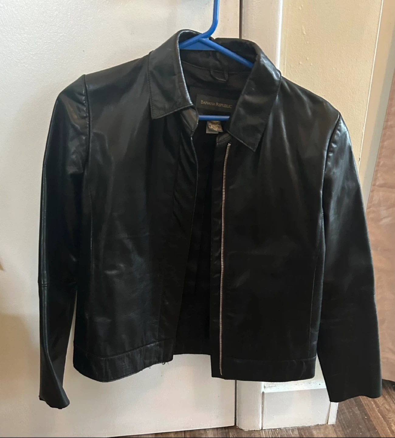 Banana Republic Black Leather Jacket