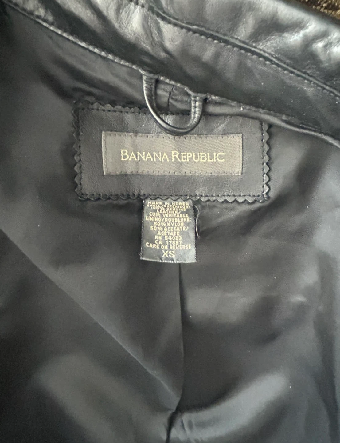 Banana Republic Black Leather Jacket - photo 2