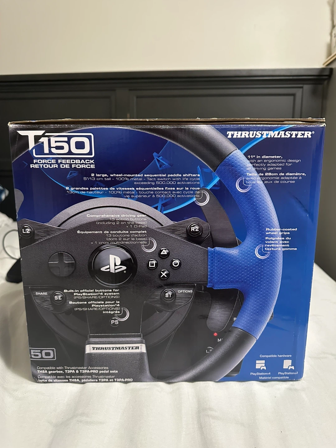 Thrustmaster T150 Force Feedback Racing Wheel for PS4/PS3 - photo 5