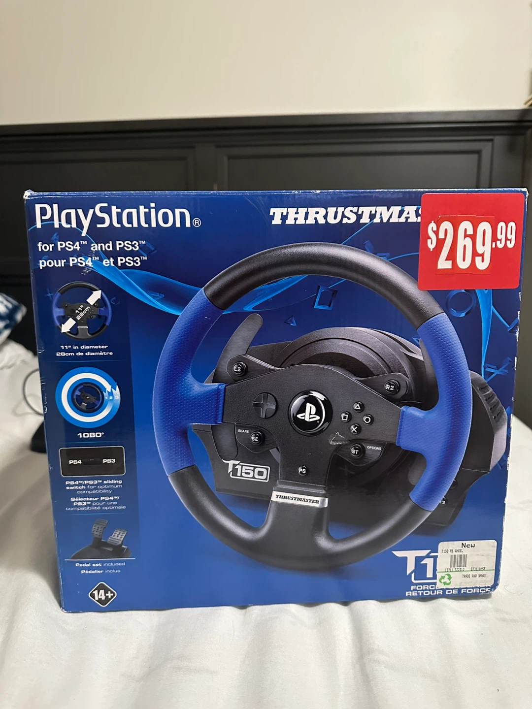 Thrustmaster T150 Force Feedback Racing Wheel for PS4/PS3 - photo 4