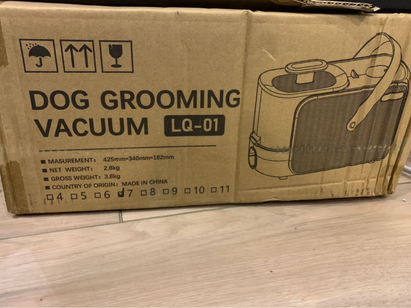 Dog Grooming Vacuum LQ-sealed